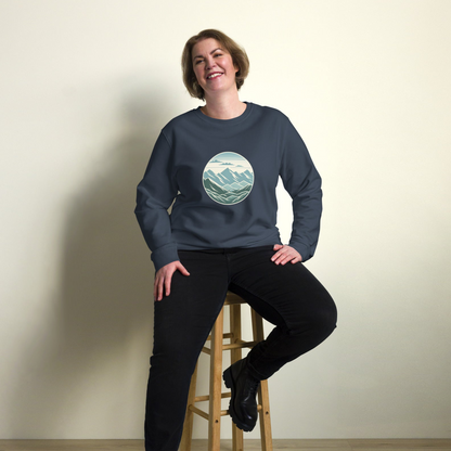 Unisex organic Gray sweatshirt